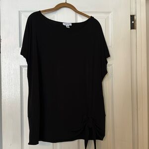 🔥 CALVIN KLEIN | Short sleeve shirt with tie detail shirt | size Large